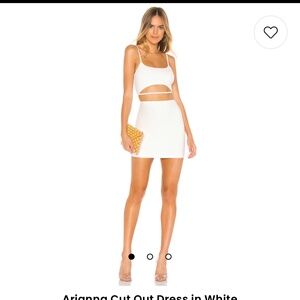 Arianna Cut Out Dress in White